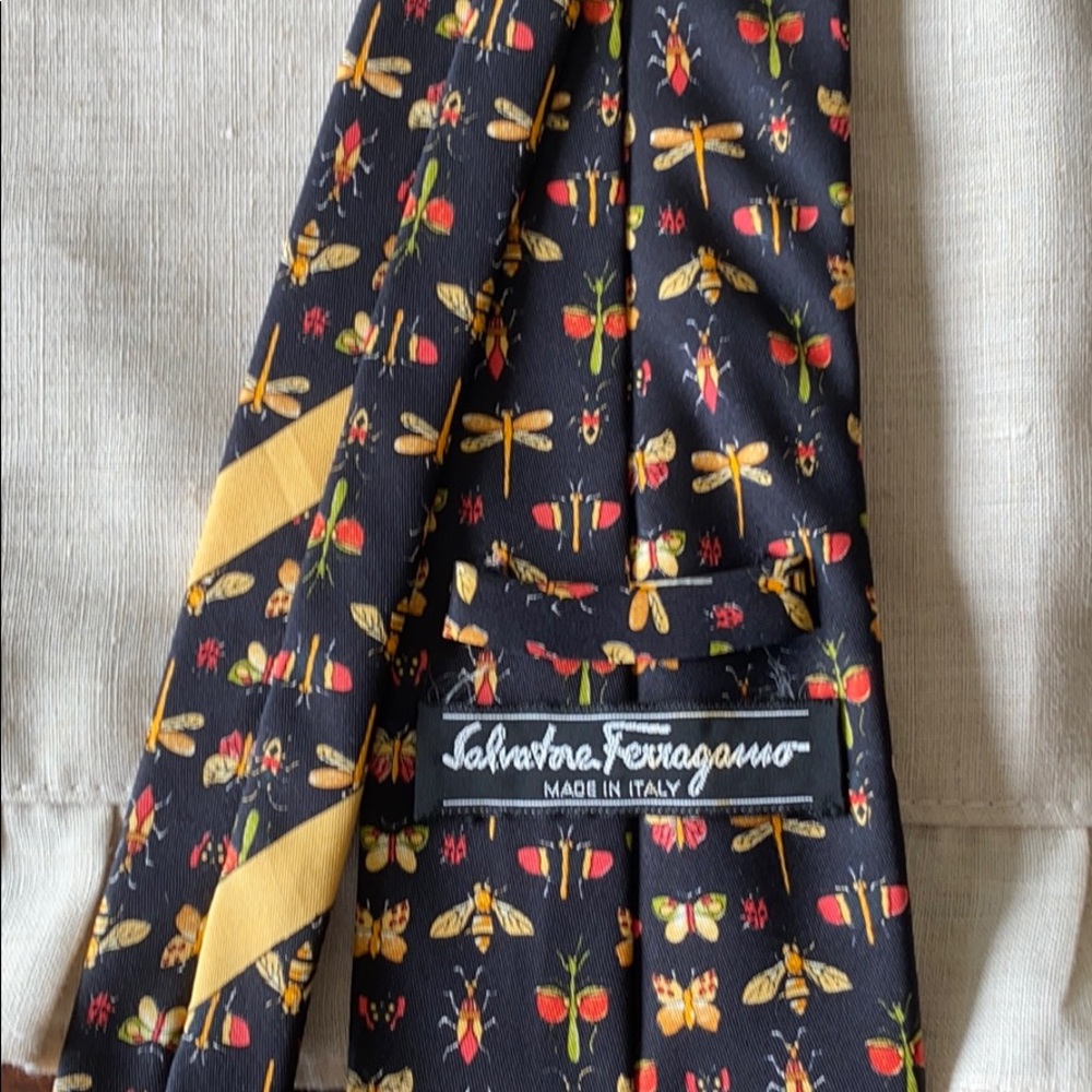 Salvatore Ferragamo silk tie